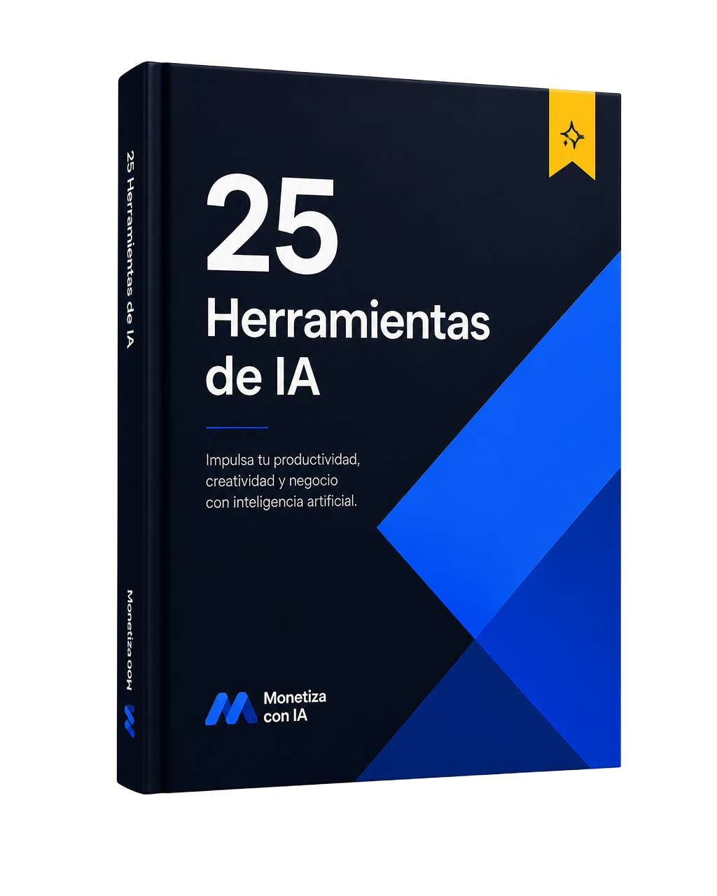 Mockup 3D del ebook IA Toolkit 2026